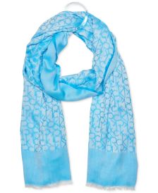 Chambray CK Border Scarf