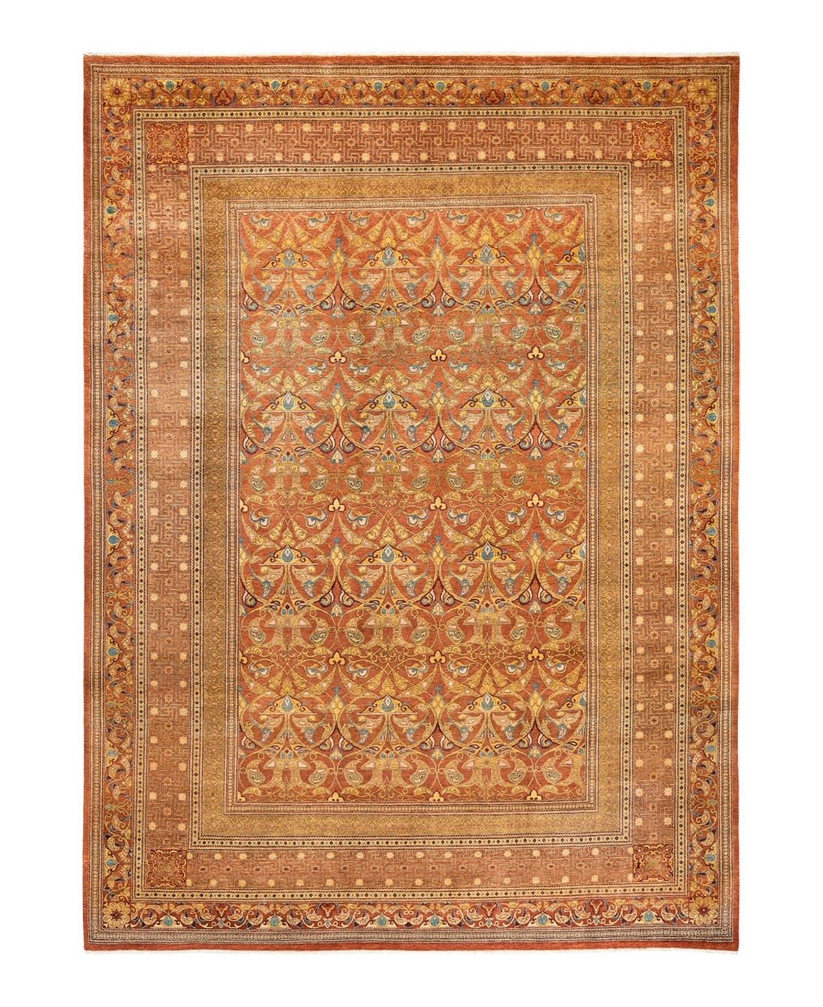 Closeout! Adorn Hand Woven Rugs Mogul M1749 9'1in x 12'5in Area Rug - Pink