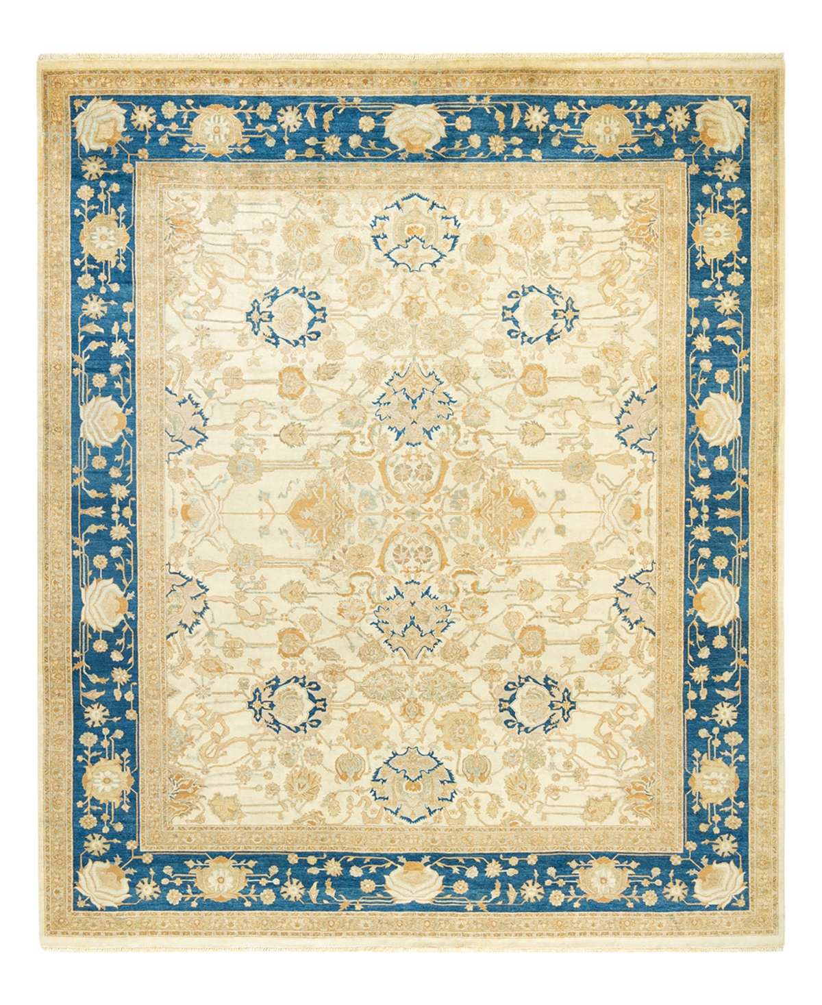 Closeout! Adorn Hand Woven Rugs Mogul M1462 8'1in x 9'10in Area Rug - Ivory