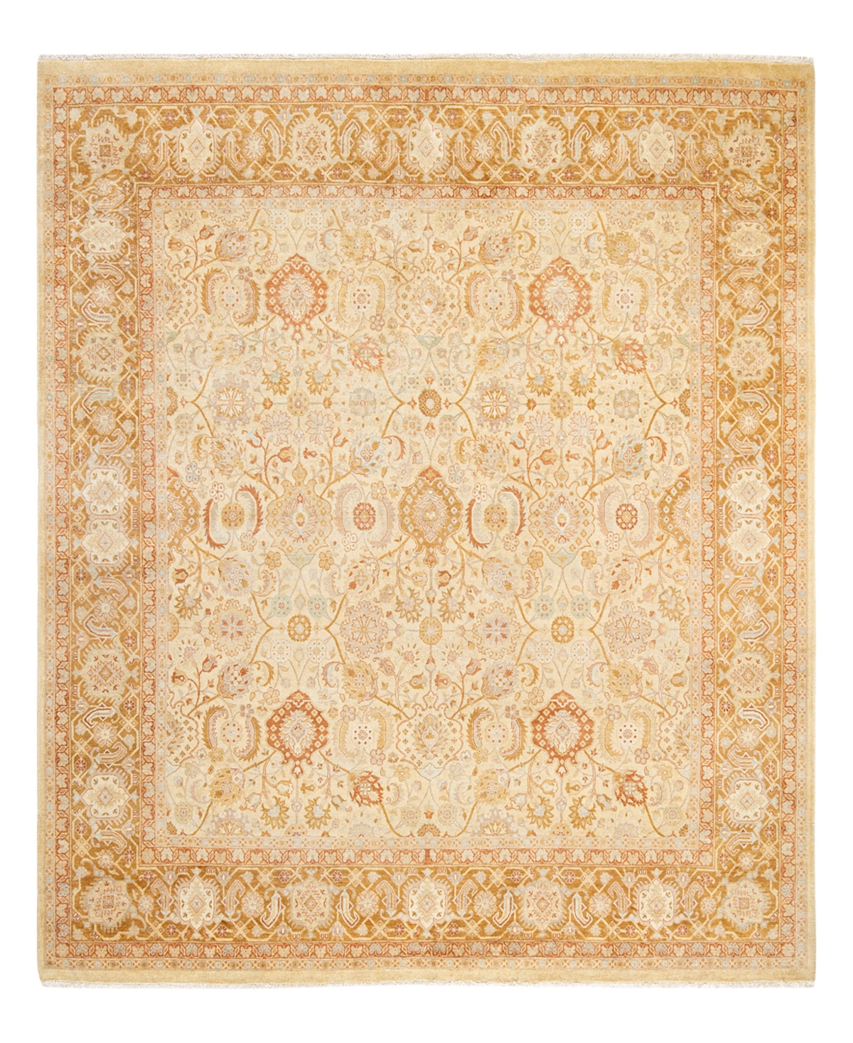 Closeout! Adorn Hand Woven Rugs Mogul M1550 8'2in x 8'4in Area Rug - Ivory