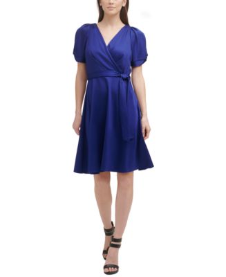 DKNY Knot-Sleeve Dress - Macy's