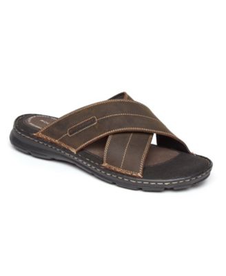 Photo 1 of 11.5 Rockport Darwyn Cross Band (Brown II Leather) Men's Sandals