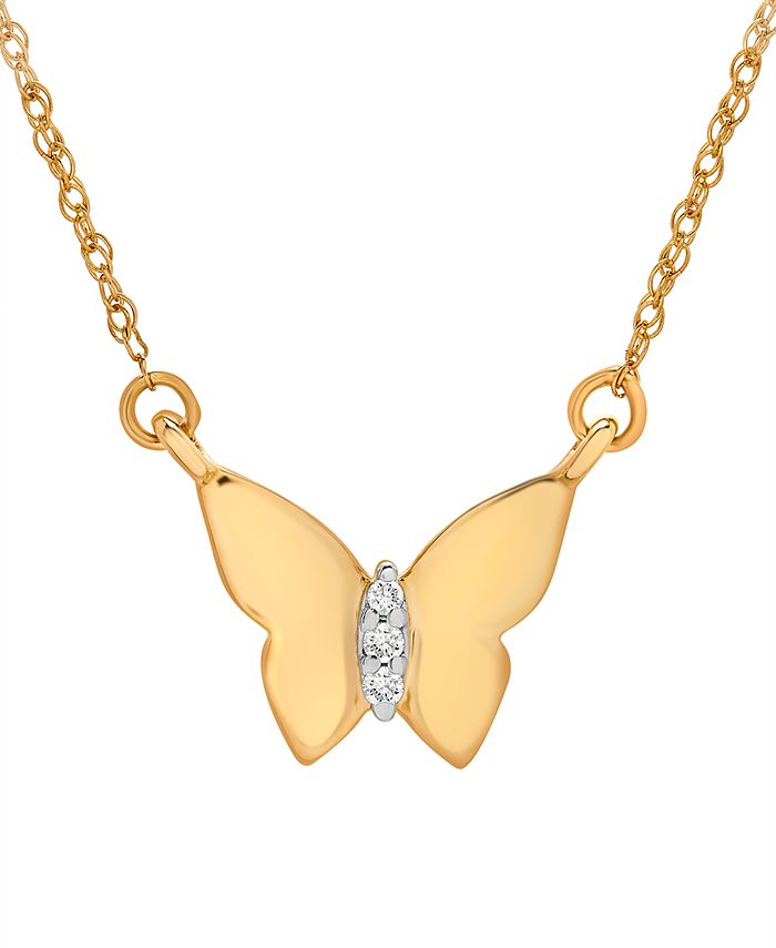 Macys hotsell butterfly necklace