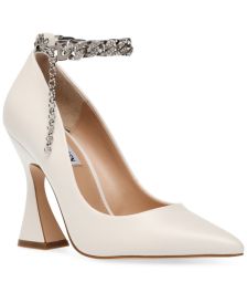 Women's Zippy Bell-Heel Chained Pumps