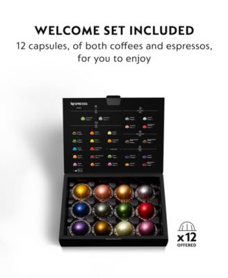 Vertuo Plus Deluxe Coffee and Espresso Machine by De'Longhi in Black