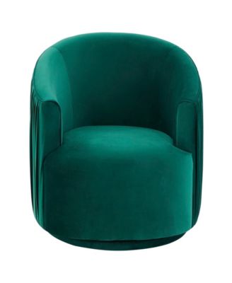 London Pleated Swivel Chair