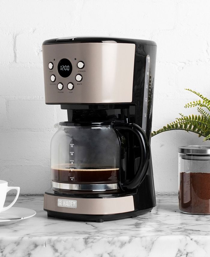 Haden Dorset Modern 12Cup Programmable Coffee Maker with Strength