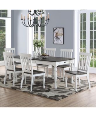 Furniture - Judd 7-Pc Dining Set ( Table + 6 Side chairs)