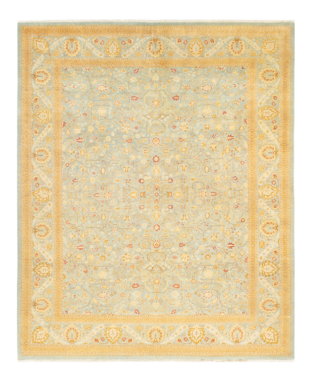Closeout! Adorn Hand Woven Rugs Mogul M1440 8'3in x 10'2in Area Rug - Mist