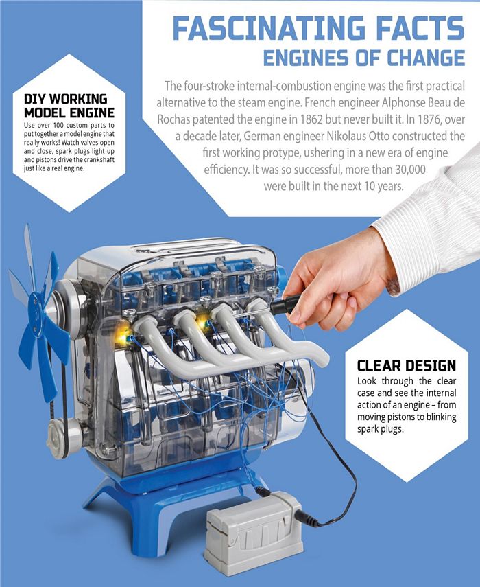 Discovery MINDBLOWN Discovery Mindblown Toy Kids Model Engine Kit