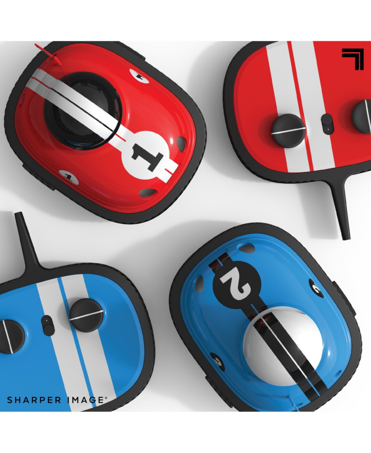 Shop Sharper Image Road Rage Rc Speed Bumper Cars In Red And Blue