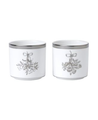 Wedgwood - Winter White Votive Set/2