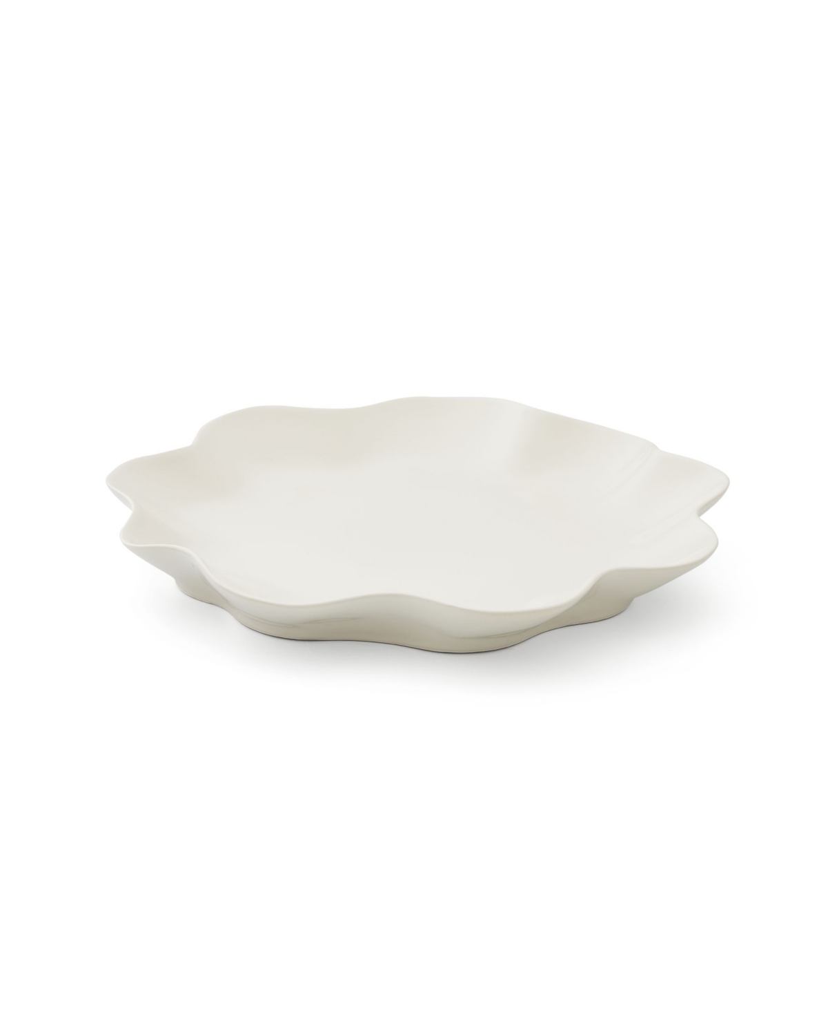 Portmeirion Sophie Conran Floret Large Serving Platter In Creamy White