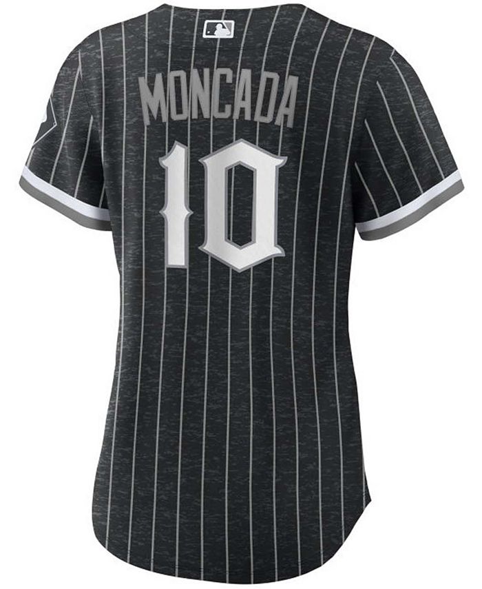 Men's Nike Yoan Moncada Black Chicago White Sox City Connect Replica Player Jersey, S