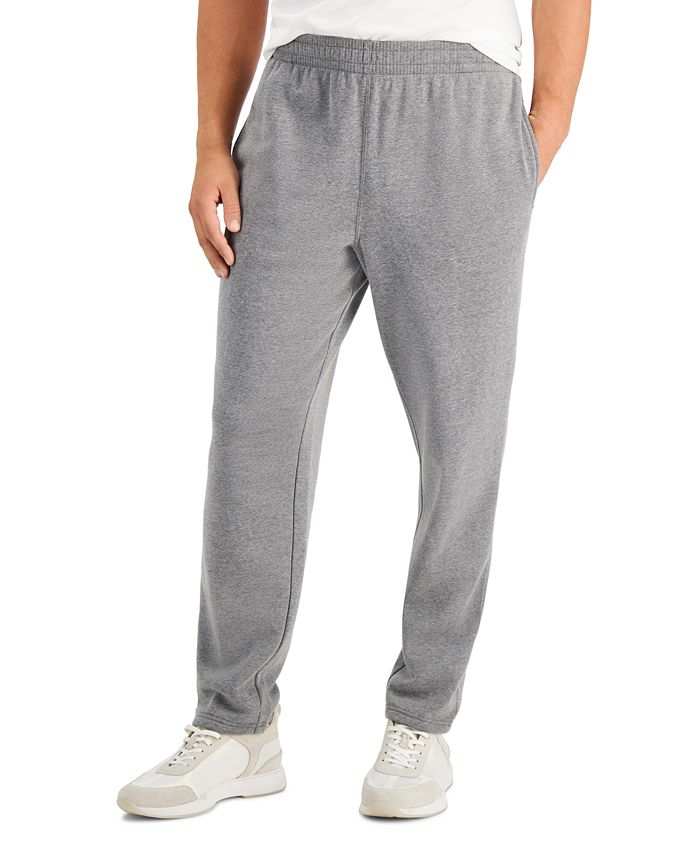 Ideology Men's Solid Fleece Pants, Created for Macy's & Reviews ...