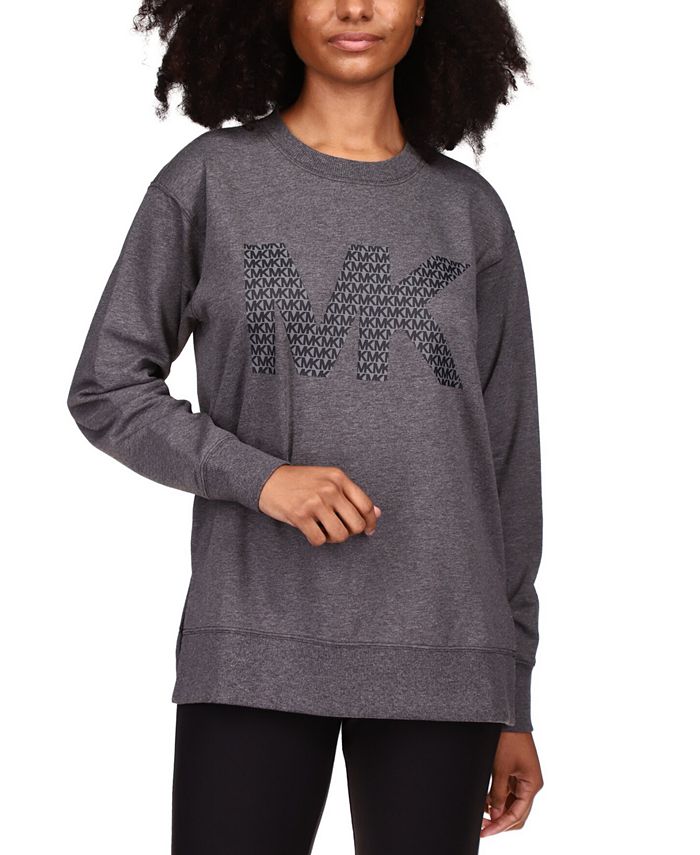 Michael Kors Exclusive Logo-Print Sweatshirt & Reviews - Tops - Women -  Macy's