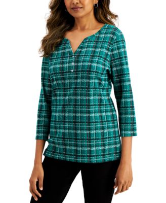 macys petite blouses