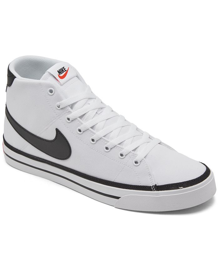 Nike Men s Court Legacy Canvas Casual Mid Sneakers from Finish Line
