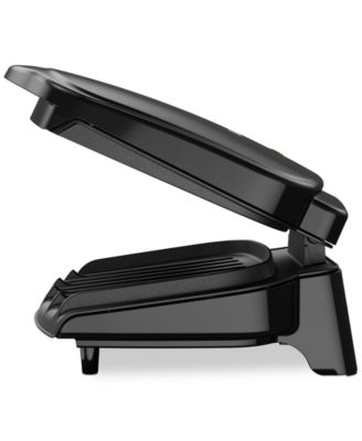 2-Serving Classic Plate Electric Indoor Grill & Panini Press