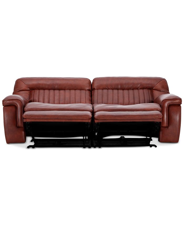 Furniture - Thaniel 2-Pc. Leather Sofa with 2 Power Recliners