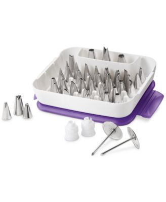 Wilton - 55-Pc. Master Cake & Cupcake Decorating Piping Tips Set
