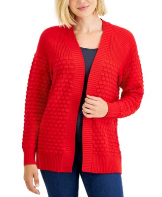 macys red sweaters