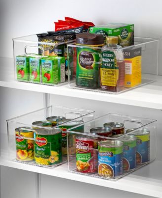 Sorbus Storage Organizer Containers with Handles, Set of 2