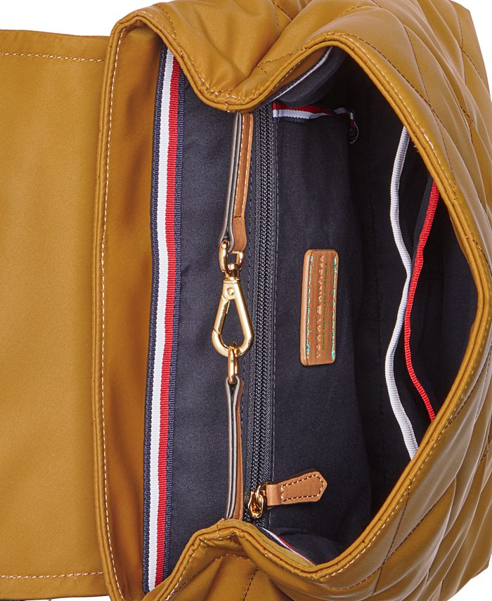 Tommy Hilfiger Amelia Nylon Flap Backpack & Reviews Handbags