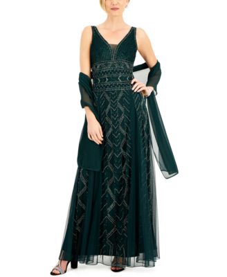 J Kara Beaded Gown