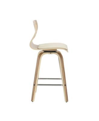 Folia Mid-Century Modern Counter Stool, Set of 2