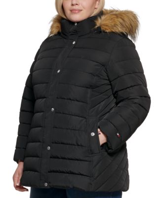 tommy hilfiger plus size coat