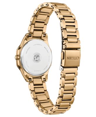 Citizen Eco-Drive Women's Corso Gold-Tone Stainless Steel Bracelet Watch  28mm - Macy's