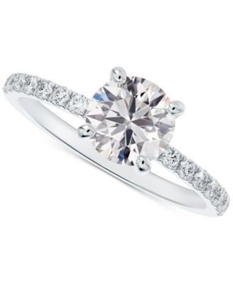 de beers pave diamond ring