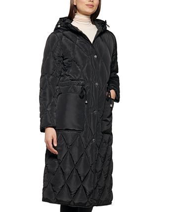 Kenneth Cole Women s Hooded Anorak Coat Macy s
