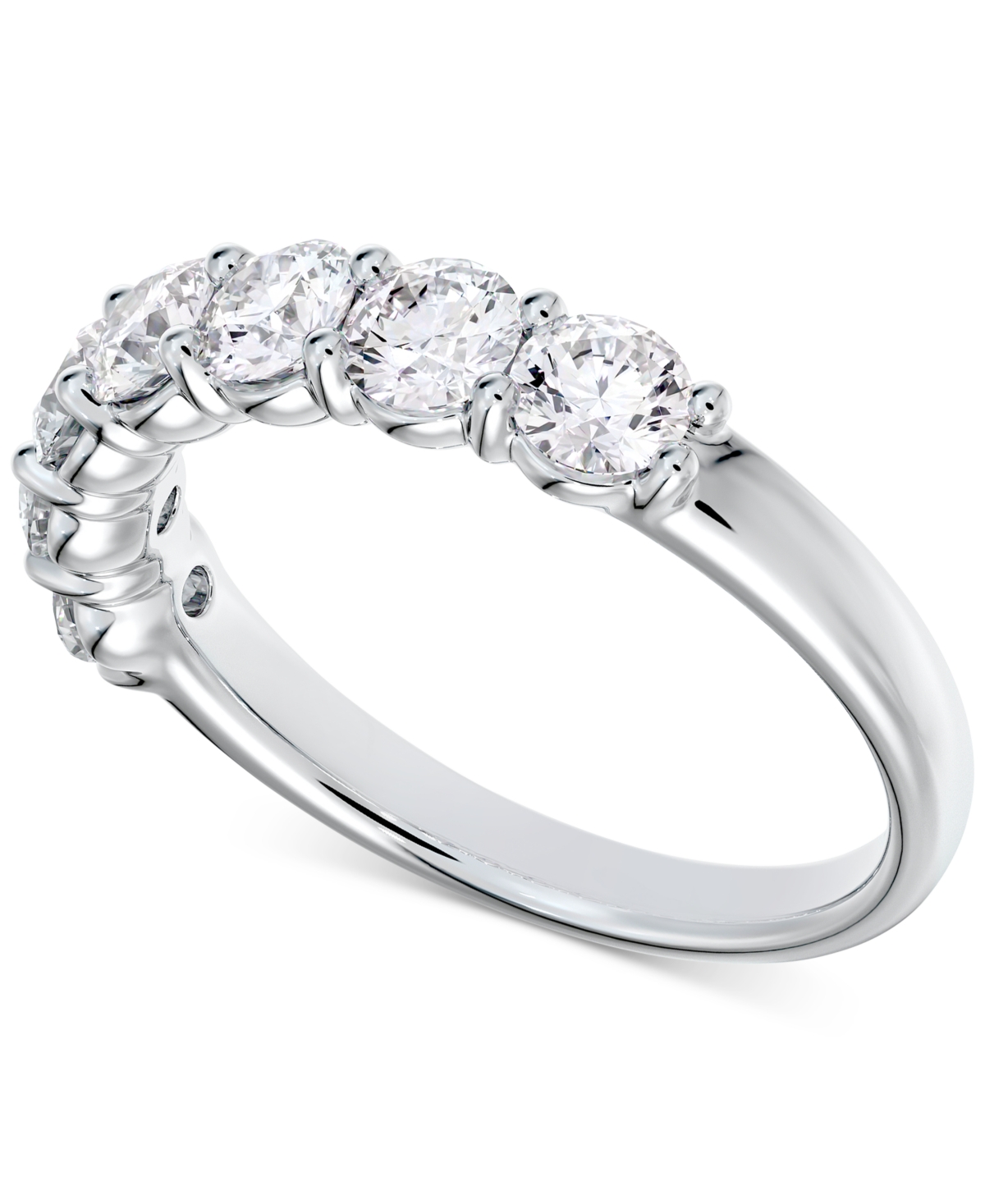 Portfolio by De Beers Forevermark Diamond Seven Stone Band (3/4 ct. t.w.) in 14k- White Gold
