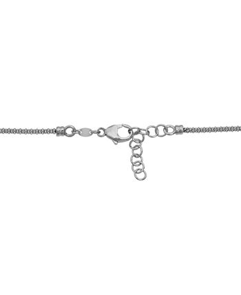 Macy's - Sky Blue Topaz Pear Pendant Necklace (2-1/2 ct. t.w.) in Sterling Silver, 17" + 1-1/5" extender