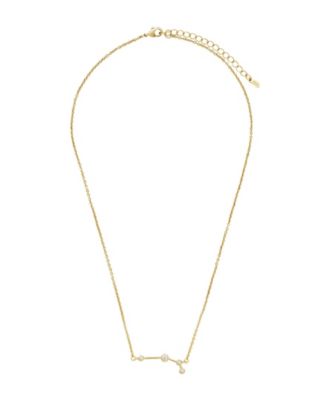 Womens When Stars Align Constellation Necklace in 14k Gold Plate - Aries 52$