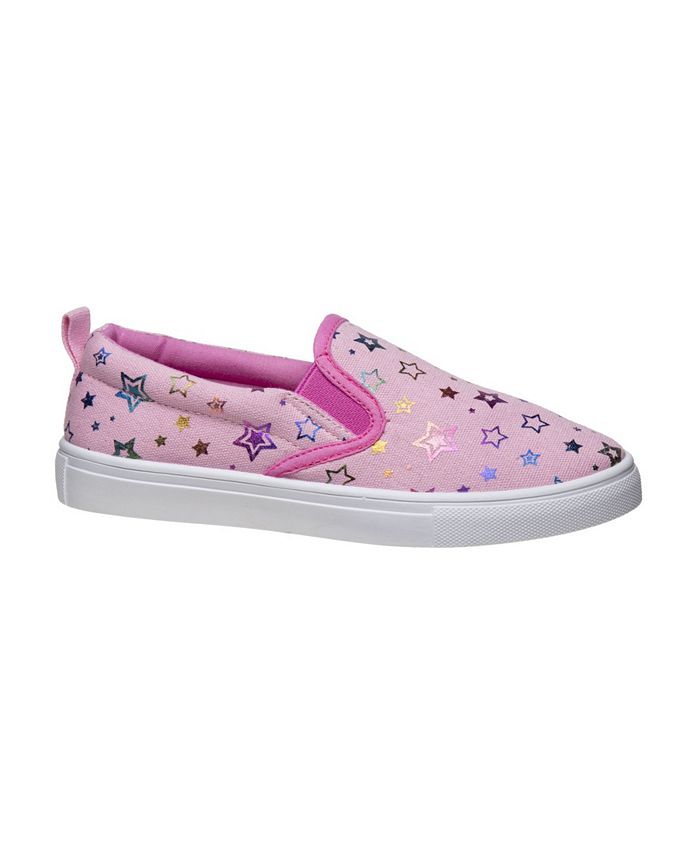 Nanette Lepore Little Girls Unicorn Slip-On Canvas Shoes - Macy's