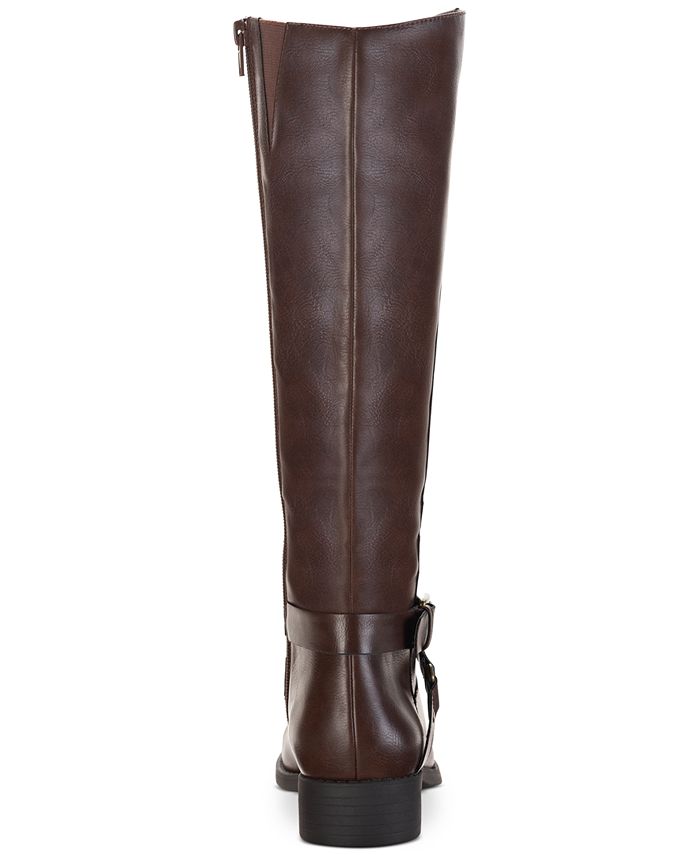 Style & Co Marliee Riding Boots, Created for Macy's & Reviews - Boots ...