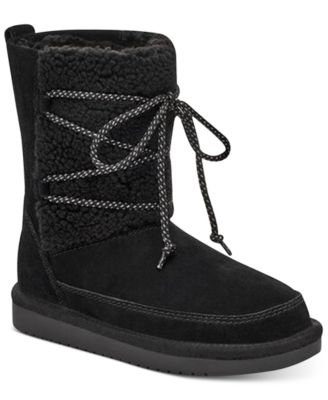 Black uggs macy's best sale