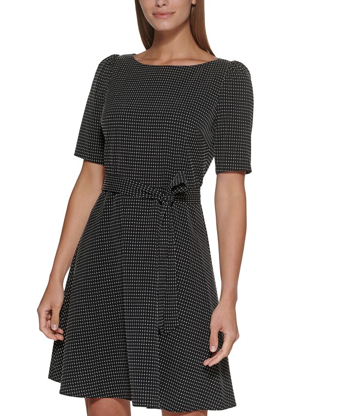 DKNY Tie-Waist Dress - Macy's