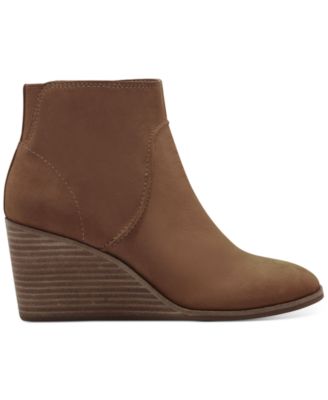 lucky wedge booties