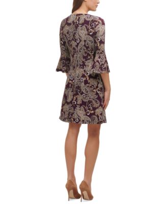 ＊美品＊ マイシャウティー bell sleeve dress My shawty（ﾏｲｼｬｳﾃｨｰ）の「bell sleeve dress（ドレス）」 - WEAR