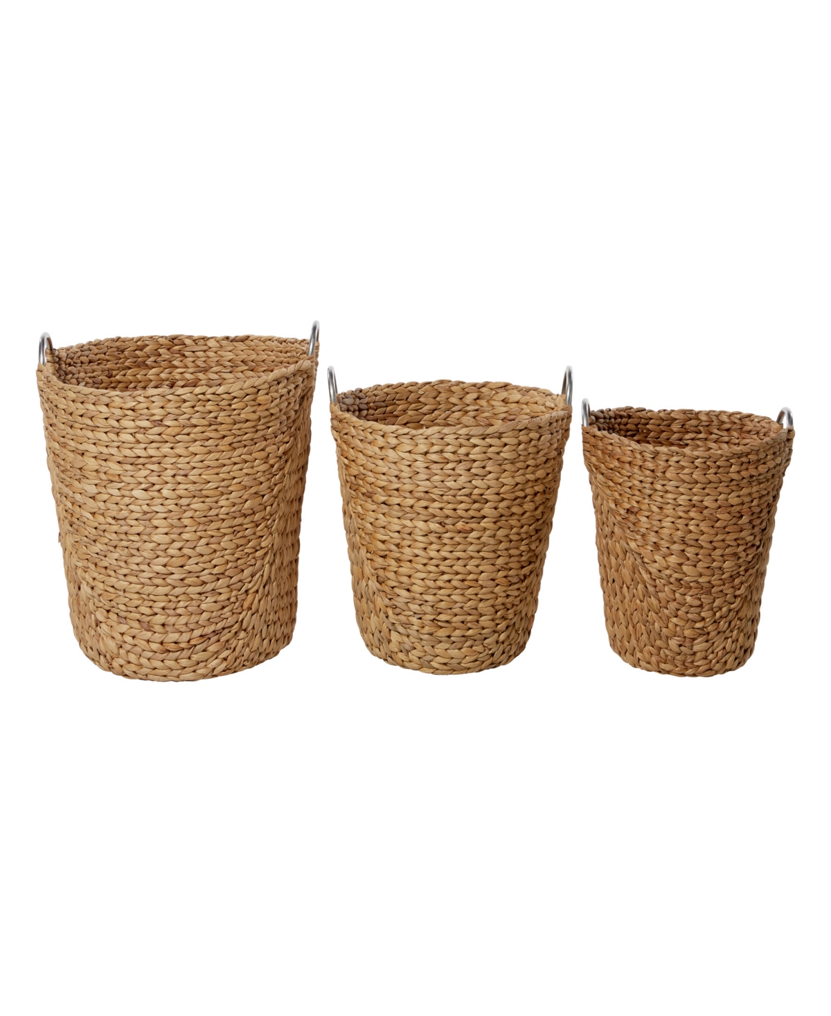 Natural Storage Basket, Set of 3 - Tan