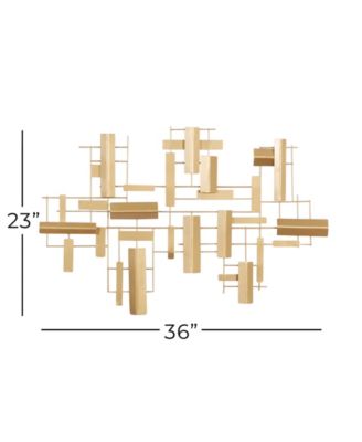 by Cosmopolitan Contemporary Wall Decor