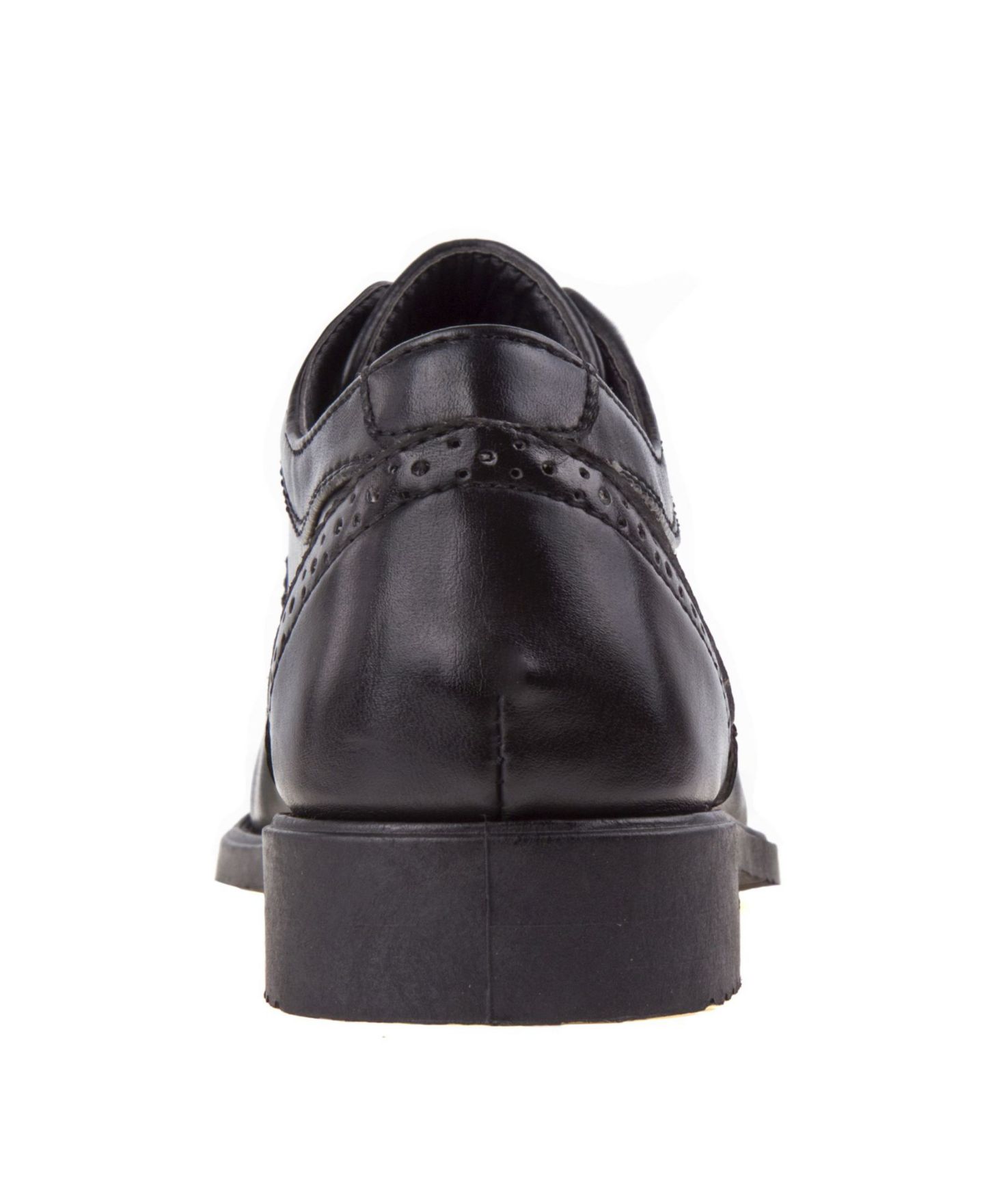 Обувь Josmo Hook and Loop School Durable Comfort Fit Uniform Shoes для мальчиков, цвет: Чёрный — фото 7