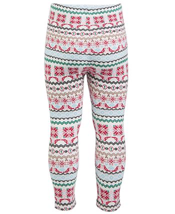 First Impressions Baby Girls Fair Isle Leggings, Created for Macy's - Macy's