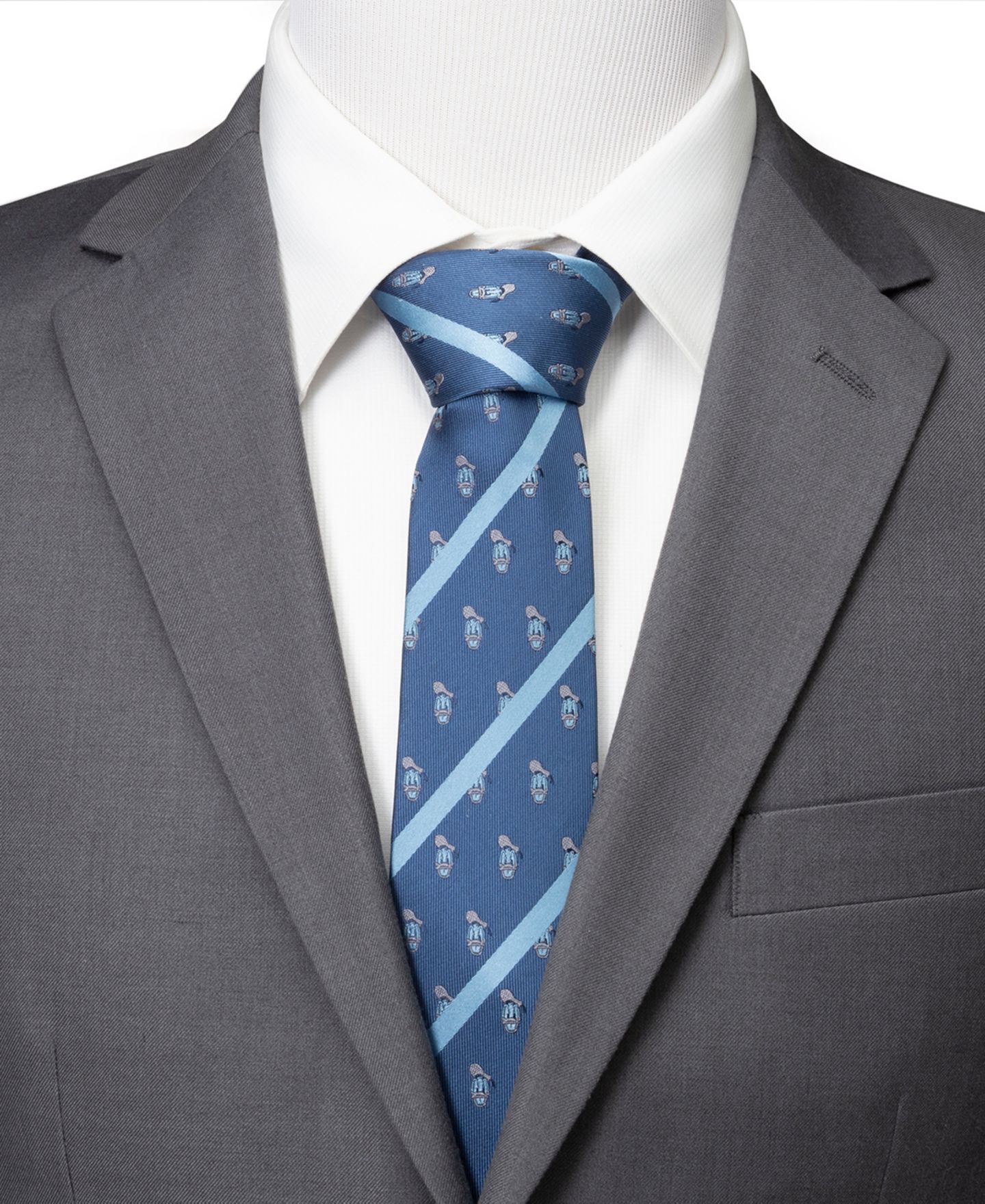 Мужской галстук Disney Donald Duck Stripe Tie — фото 5