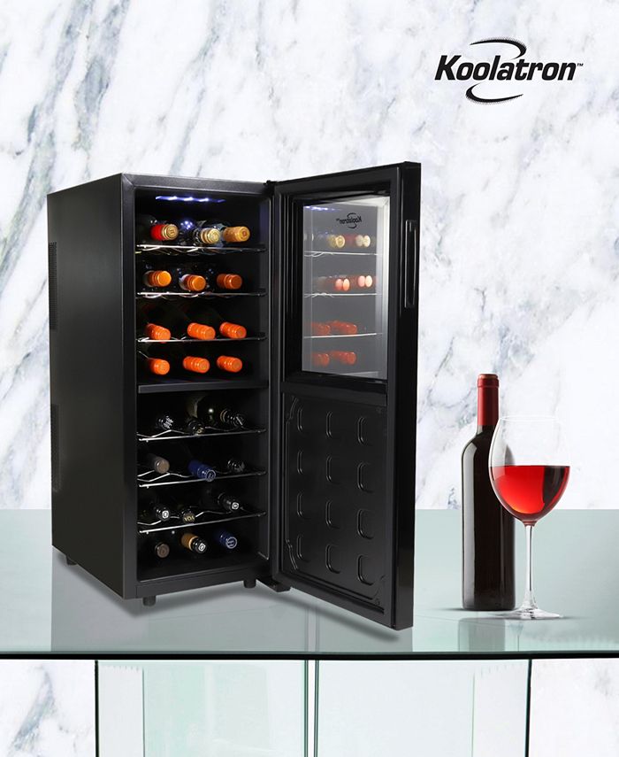 Koolatron Urban Series 24 Bottle Dual Zone Wine Cooler, 2.4' Cubic Macy's