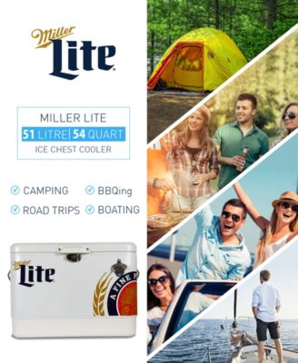 Miller Lite Ice Chest Cooler with Bottle Opener 51L